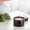 3-Wick Glass Jar Candle with Lid Vanilla Teakwood 11.5oz - Room Essentials™ - 2 of 3