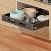 GustoWave Pull Out Cabinet Organizer, Extendable Slide Out Drawers Adjustable Width 34cm to 50cm,for Cupboard Bathroom(White) - 2 of 4