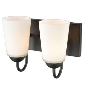 Millennium Lighting Ivey Lake 2 - Light Vanity in  Matte Black - 1 of 1