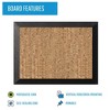 MasterVision Kamashi Cork Bulletin Board Black MDF Frame 24 Inches x 36 Inches - 3 of 4