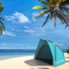 Leisure Sports Lightweight Pop-Up Beach Tent Sun Shelter - Turquoise - 2 of 4