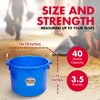 Little Giant Plastic Outdoor Muck Tub Utility Bucket w/ Handles - 3 of 4