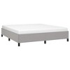 Bed Frame Light Gray 100% polyester fabric, plywood, engineered wood - 4 of 4