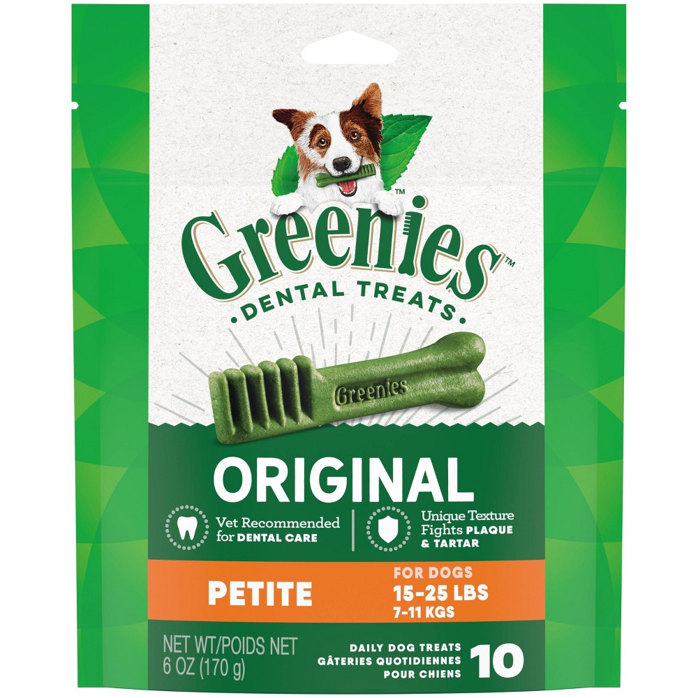 Greenies Petite Original Chicken Dental Dog Treats - 10ct/6oz