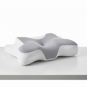 LISM Cervical Contour Neck Pillow for Pain Relief,Ergonomic Bed Pillows for Side Back Stomach Sleepers - 1 of 4