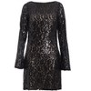 QUIZ Women's Sequin Long Sleeve Bodycon Dress - 4 of 4