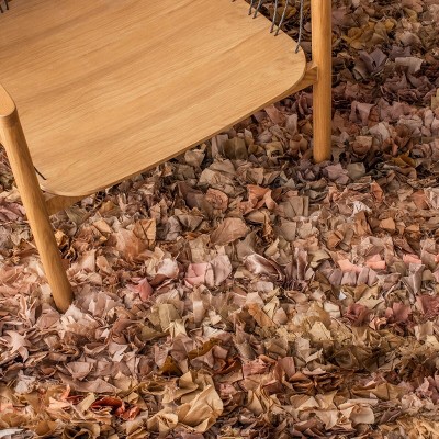 Ivory 8' x 8' Square Handmade Shag Area Rug