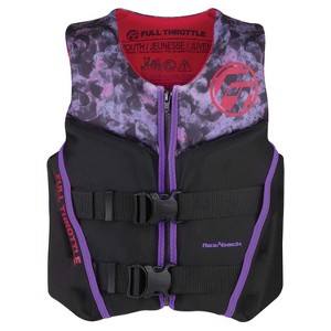 Full Throttle Youth Rapid-Dry Flex-Back Life Jacket - 1 of 2