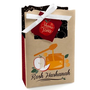 Big Dot of Happiness Rosh Hashanah - New Year Favor Boxes - Set of 12 - 1 of 4