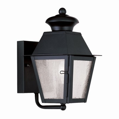 Livex Lighting Mansfield 1 - Light Wall Light in  Black
