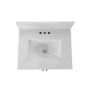 Flash Furniture Vega Bathroom Vanity with Sink Combo, Storage Cabinet with Soft Close Doors and Open Shelf, Carrara Marble Finish Countertop - 3 of 4