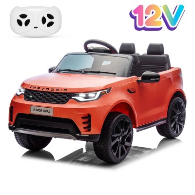 Garvee 12V Kids Electric Ride-On Car with Remote – Land Rover Licensed Toy Vehicle with LED Lights, Music, Seatbelt & Dual Motors