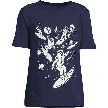 Nasa Green Astronaut In Space Youth Athletic Heather Gray Tee : Target