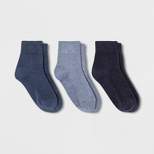 Women's 3pk Garter Stitch Ankle Socks - Universal Thread™ 4-10