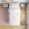 Sweet Jojo Designs Girl Toddler Bedding Set Ballerina and Ballet Bows Pink and White 5pc - 2 of 4