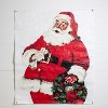 Transpac 46 in Multicolor Christmas Wall Art Santa Wall Sign Panels Paper Decor for Holiday Cheer - 2 of 3