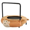 Assembled Children's Trampoline Happy Expression Outdoor and Indoor for kids age 3 - 7 - 3 of 4