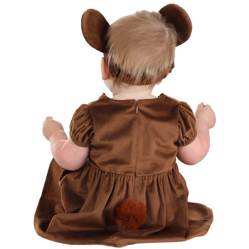 HalloweenCostumes.com Baby Girl Woodsy Bear Costume, 3 of 5