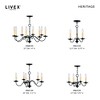 Livex Lighting Heritage 3 - Light Chandelier in  Black - 4 of 4