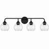 Craftmade Lighting Glenda 4 - Light Vanity in  Flat Black - 4 of 4