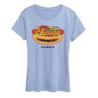 Women's - Instant Message - Chicago Dog Short Sleeve Graphic T-Shirt