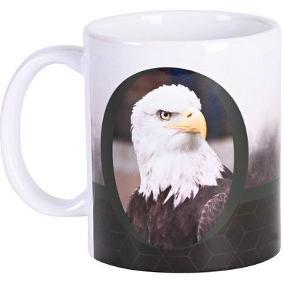 Dicksons MUG-1195 He Shall Renew Their Strength Black, Grey, and White 11 Ounces Ceramic Tea Coffee Cup Mug