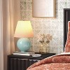 Round Table Lamp with Tapered Shade Blue - Threshold™ - 2 of 4
