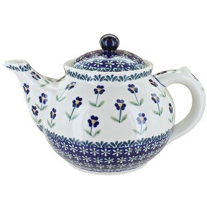 Blue Rose Polish Pottery C017 Manufaktura Teapot - 1 of 1