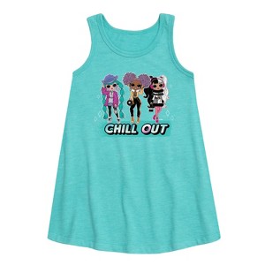 - LOL Surprise! - Winter Dolls Graphic Sleeveless Aline Dress - 1 of 3