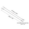 Unique Bargains Stainless Steel Lanyard Cable Eyelets Ended Security Wire Rope Silver 10 Pcs - 2 of 4