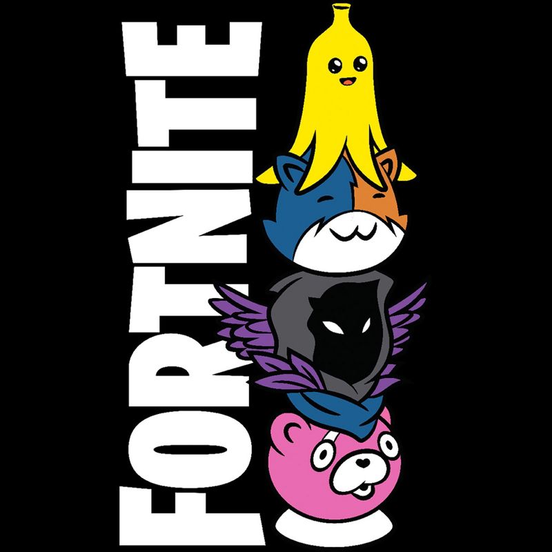 Men's Fortnite Cute Characters Logo Long Sleeve Shirt, 2 of 5