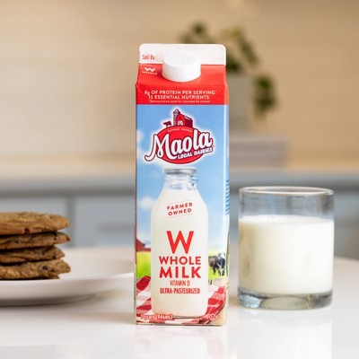 Maola Vitamin D Whole Milk - 1qt