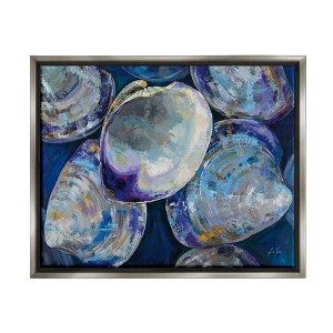Stupell Industries Empty Seashells Expressive Clam Shells Modern Abstract Painting - 1 of 4