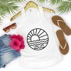 Simply Sage Market Women's Lake Like Circle Racerback Tank - 3 of 4