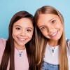 Disney Girls Lilo & Stitch Best Friends Necklace Set of 2 with BFF Charm, 18" - 2 of 4