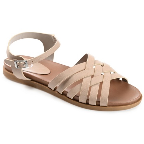 Taupe sandals flat new arrivals