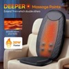 JIONJOY Heated Vibration Massage Seat Cushion - Full-Body Electric Pad for Pain Relief & Relaxation, Gray - 2 of 2