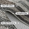 Bordered Braided Print Rug – Modern Washable Stain Resistant Non-Slip Indoor Carpet for Living Room, Bedroom, Nursery – Colorful - 4 of 4