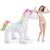 Jasonwell Unicorn Inflatable Sprinkler – Large Outdoor Water Toy for Kids, Giant Unicorn Yard Sprinkler for Summer Fun - 2 of 4