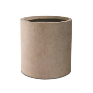 Rosemead Home & Garden Concrete Outdoor Planter Pot Beige 12.9"x12.9"x12.6" - 1 of 4