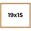 PosterPalooza | Classic Modern Gold Picture Frame - UV Acrylic, Backing Board, Hanging Hardware Included - 2 of 4