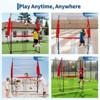 Volleyball Practice Net 8x11 Ft – 2-in-1 Training Station, Adjustable Height, Portable with Carry Bag - 4 of 4