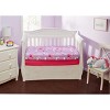 Everyday Kids 2-Pack Girls Crib Sheets, Soft Microfiber, Fits 28x52 Crib Mattress, Unicorn and Hot Pink Nursery Bedding Set - 3 of 4