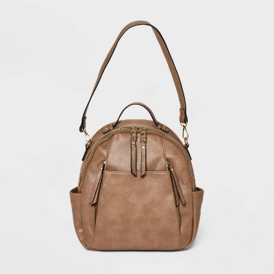 leather backpack purse target