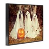 Stupell Industries Vintage Photography Halloween Pumpkin And Ghost Dogs Black Framed Giclee Art - 3 of 4