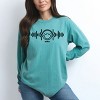 Simply Sage Market S.W.Smiley Headphones Music Garment Dyed Long Sleeve - 2 of 4