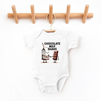 The Juniper Shop Chocolate Milk Shake Baby Bodysuit