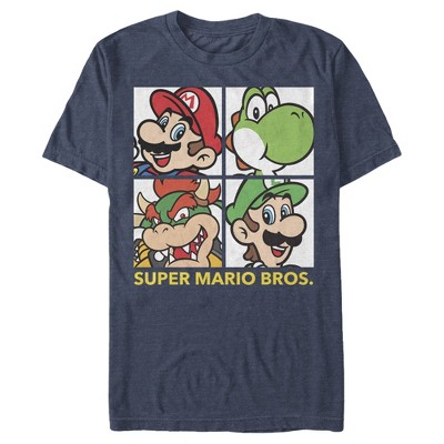 Men's Nintendo Mario Four Panel T-shirt : Target