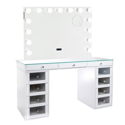Impressions Vanity SlayStation® Pro 2.0 Tabletop + Vanity Mirror + 4 Drawer Units Bundle