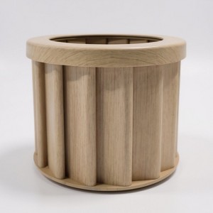NAYSAYE Round Strata Planter Stylish Flower Pot for Indoor Home Decor ...